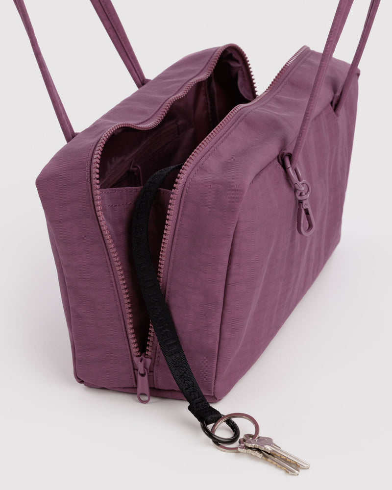 BAGGU  Nylon Bowler Bag - Wild Plum