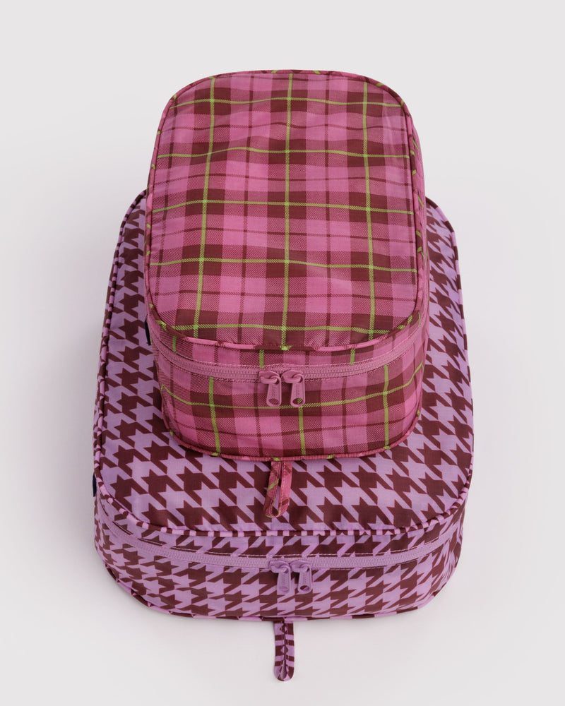BAGGU  Packing Cube Set - Check Mix