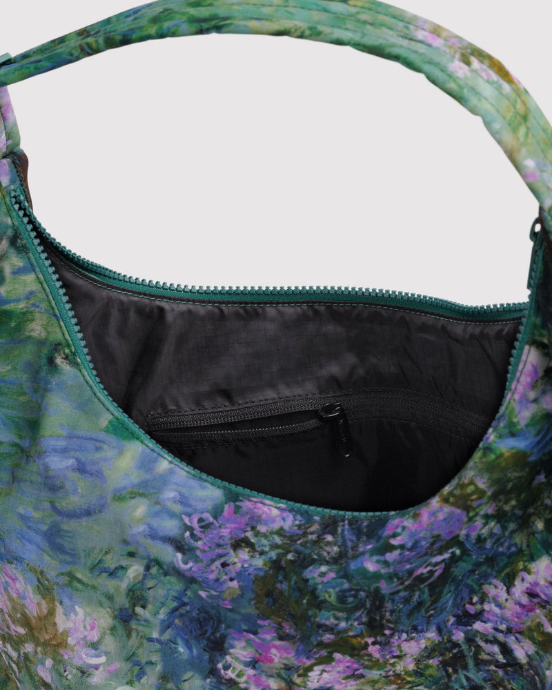 BAGGU  Nylon Shoulder Bag - Agapanthus Claude Monet