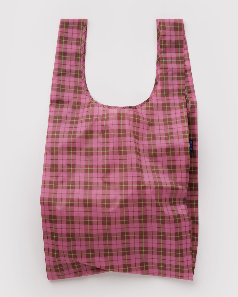 BAGGU BFCM 2024 Big Baggu - Azalea Pink Tartan