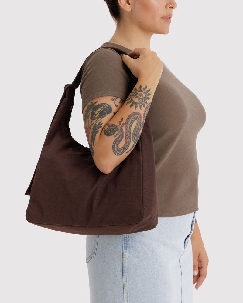 BAGGU  Nylon Shoulder Bag - Coffee