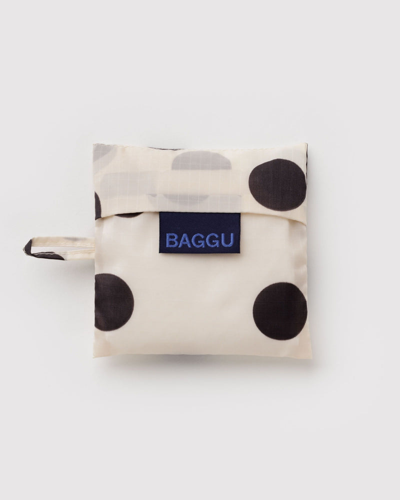BAGGU  Baby Baggu - Cream and Black Polka Dot