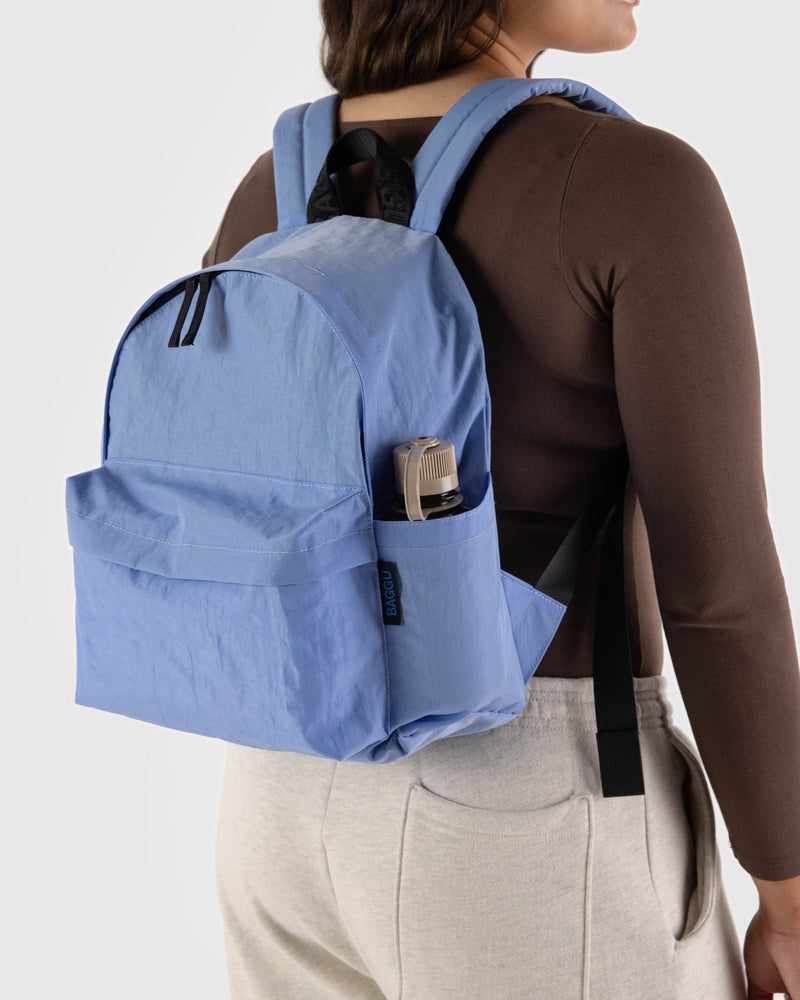 BAGGU  Medium Nylon Backpack - Cornflower