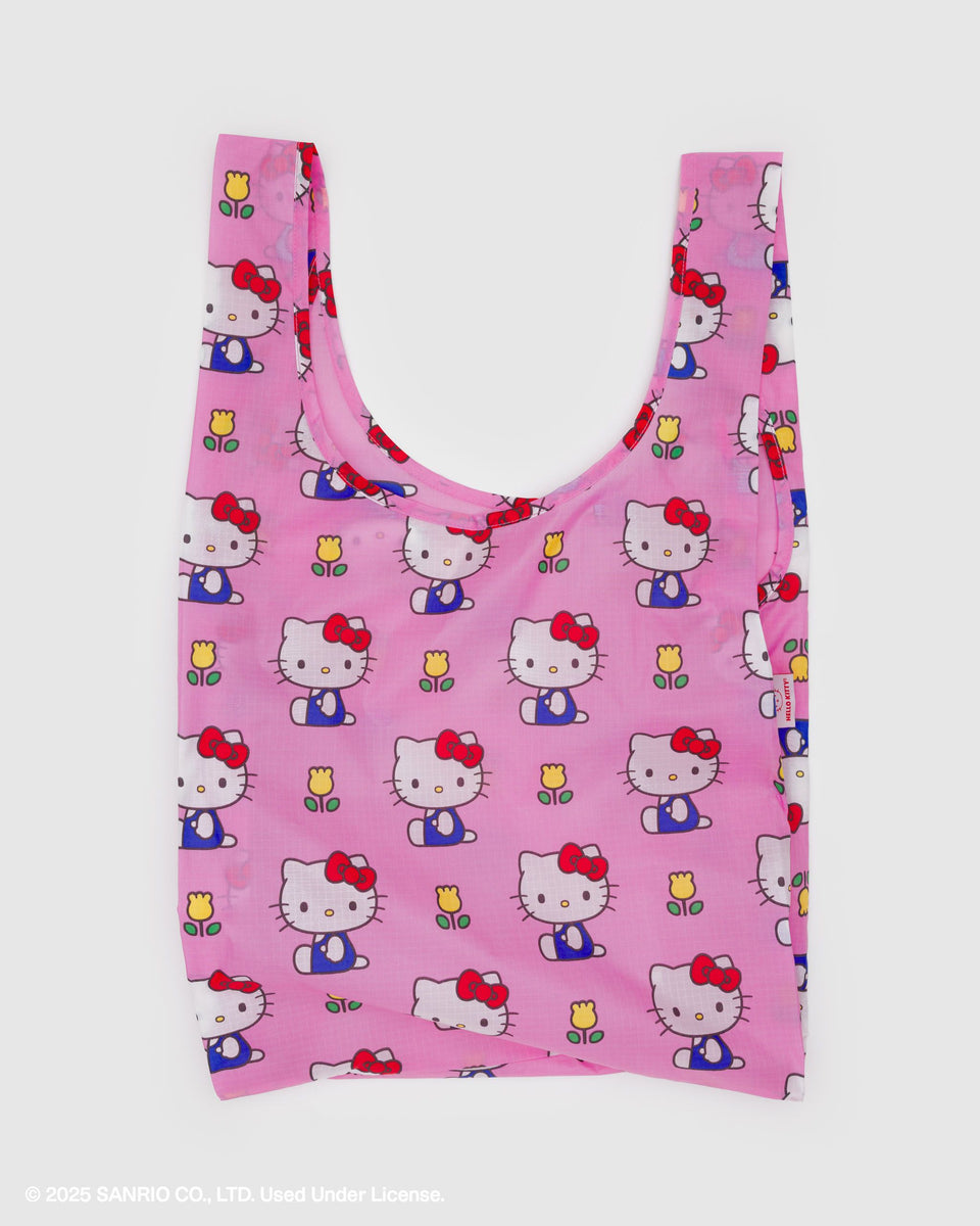 BAGGU Recycled Ripstop Nylon Standard Baggu - Hello Kitty Pink
