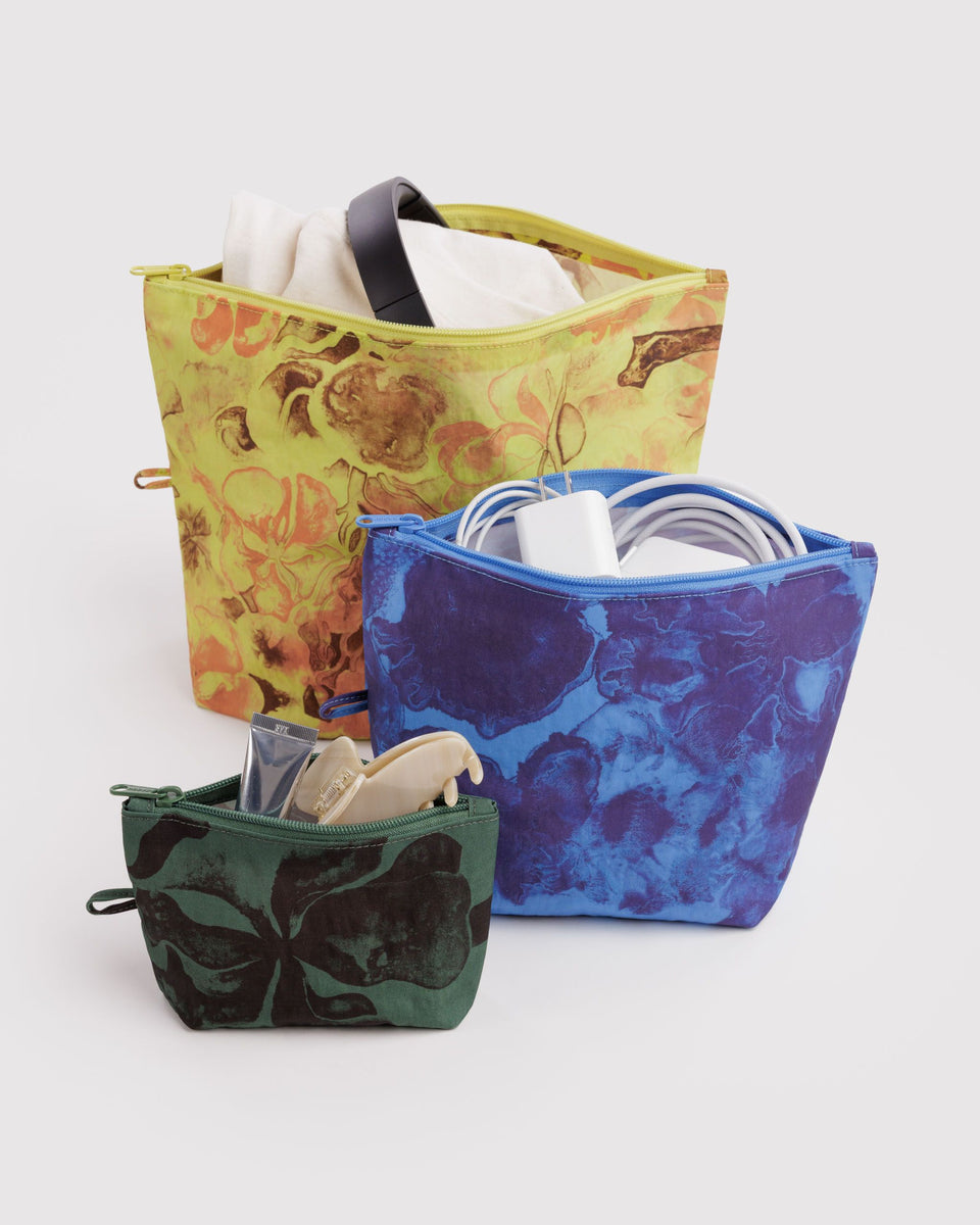BAGGU New Arrivals Go Pouch Set - Ruth Asawa Mix