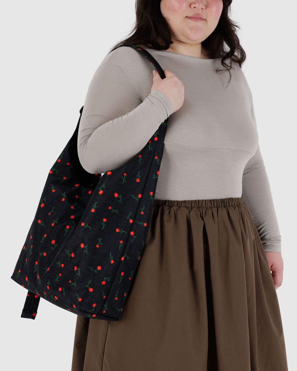 BAGGU.com Crossbody Bags Large Nylon Sling - Painted Wildflower