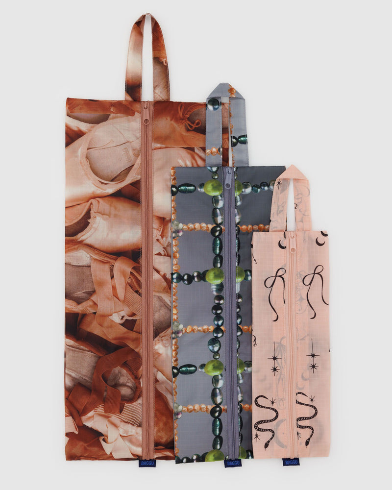 BAGGU.com  3D Zip Set - Ballet Icons