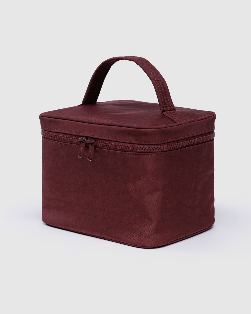 BAGGU PRODUCTS Large Cosmetic Case - Mahogany