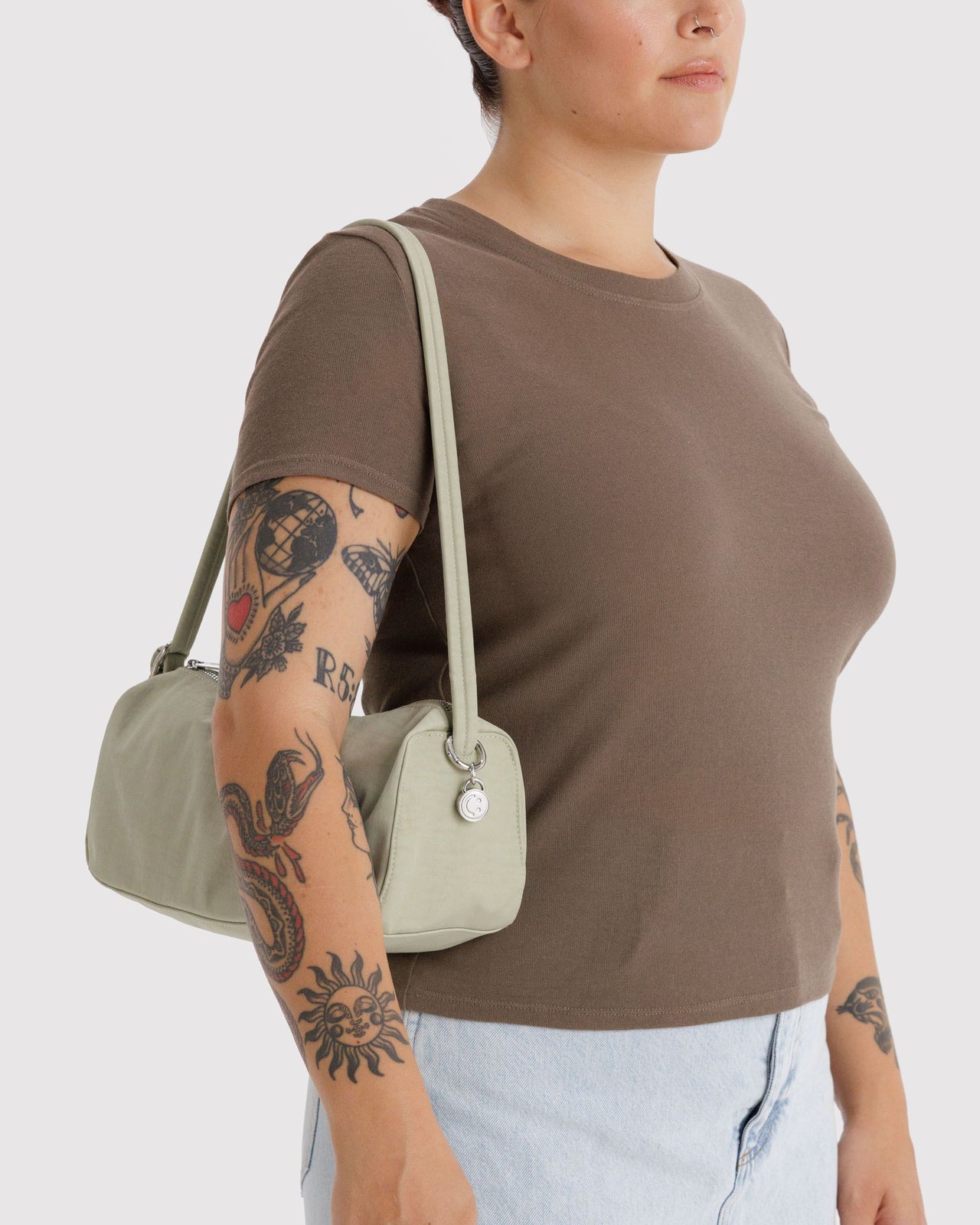 Nylon Loaf Bag - Celadon