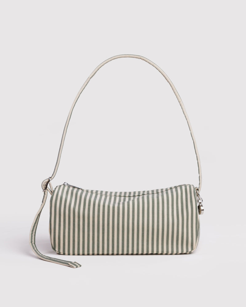 BAGGU  Nylon Loaf Bag - Sage Stripe