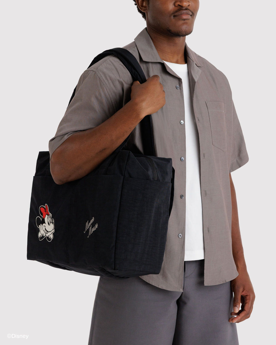 BAGGU Products Small Cloud Carry-On - Embroidered Minnie Mouse