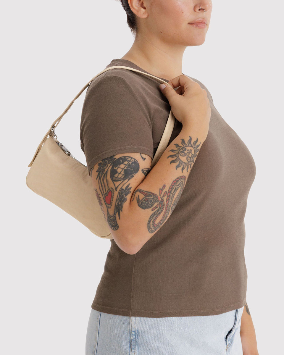 BAGGU ALL PRODUCTS (except Sandy Liang) Nylon Pochette - Custard