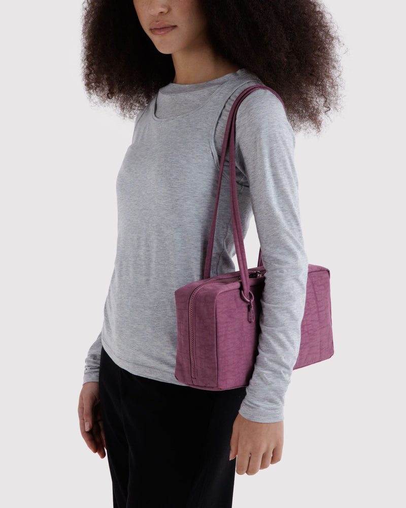 BAGGU  Nylon Bowler Bag - Wild Plum
