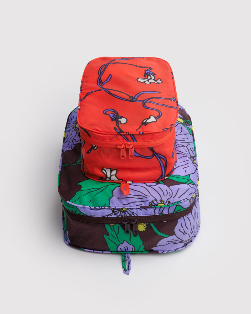 BAGGU New Arrivals Packing Cube Set - Poppy Mix