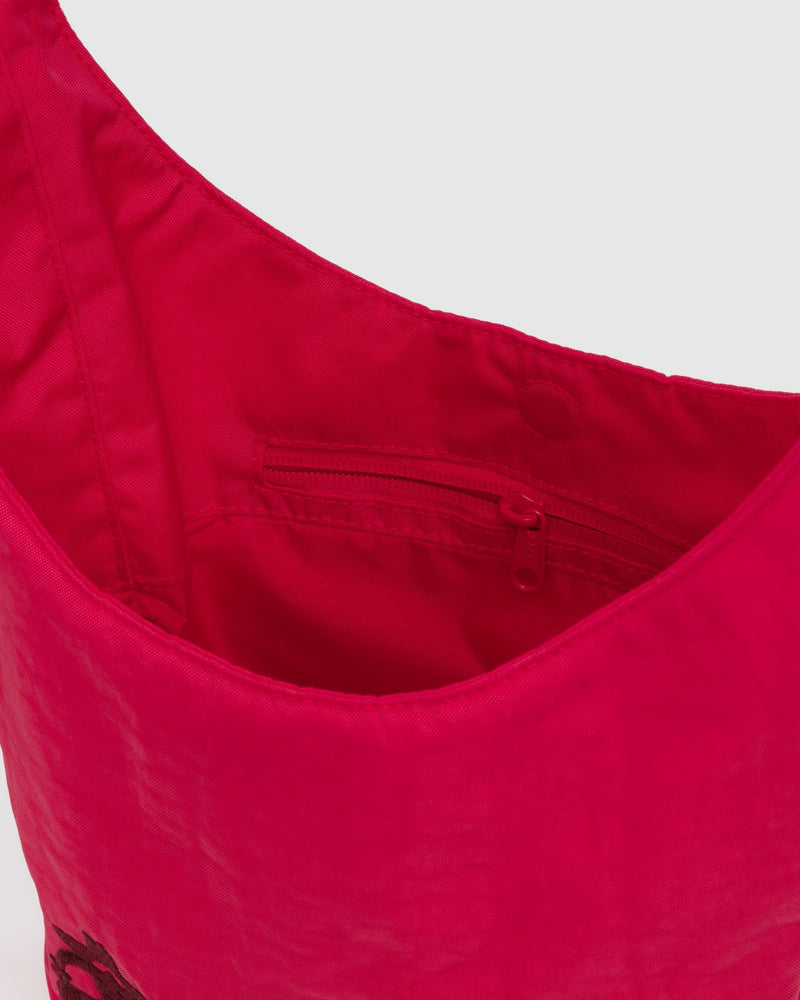 BAGGU.com Crossbody Bags Small Nylon Sling - Embroidered Cowgirl