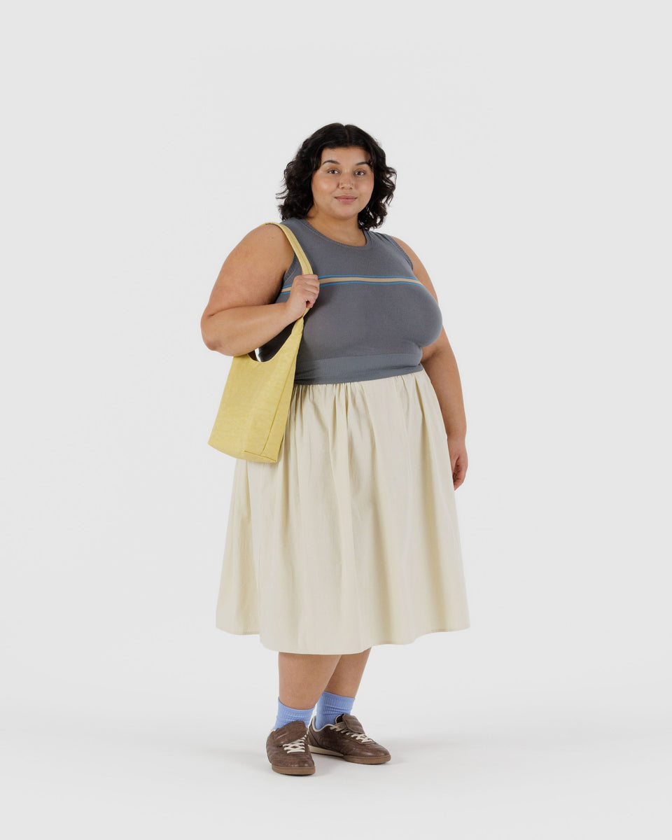 BAGGU.com Crossbody Bags Small Nylon Sling - Butter