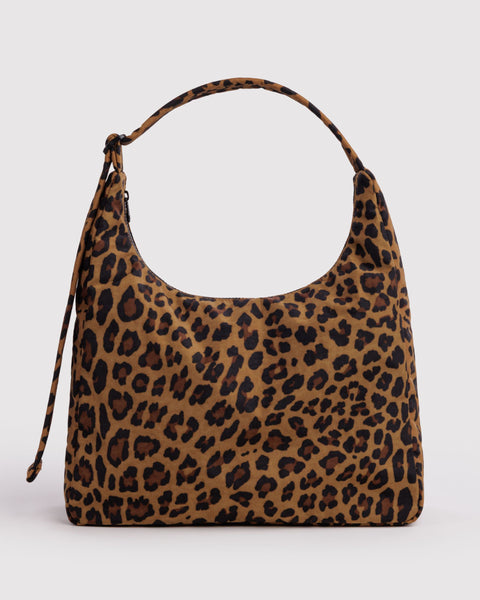 BAGGU Leopard Collection Nylon Shoulder Bag - Leopard