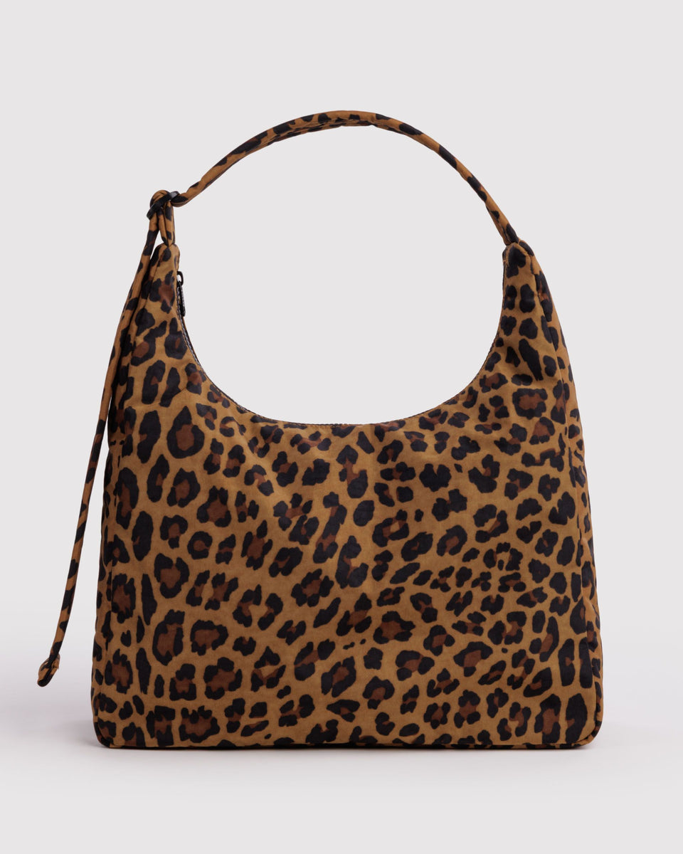 BAGGU Shop All Nylon Shoulder Bag - Leopard