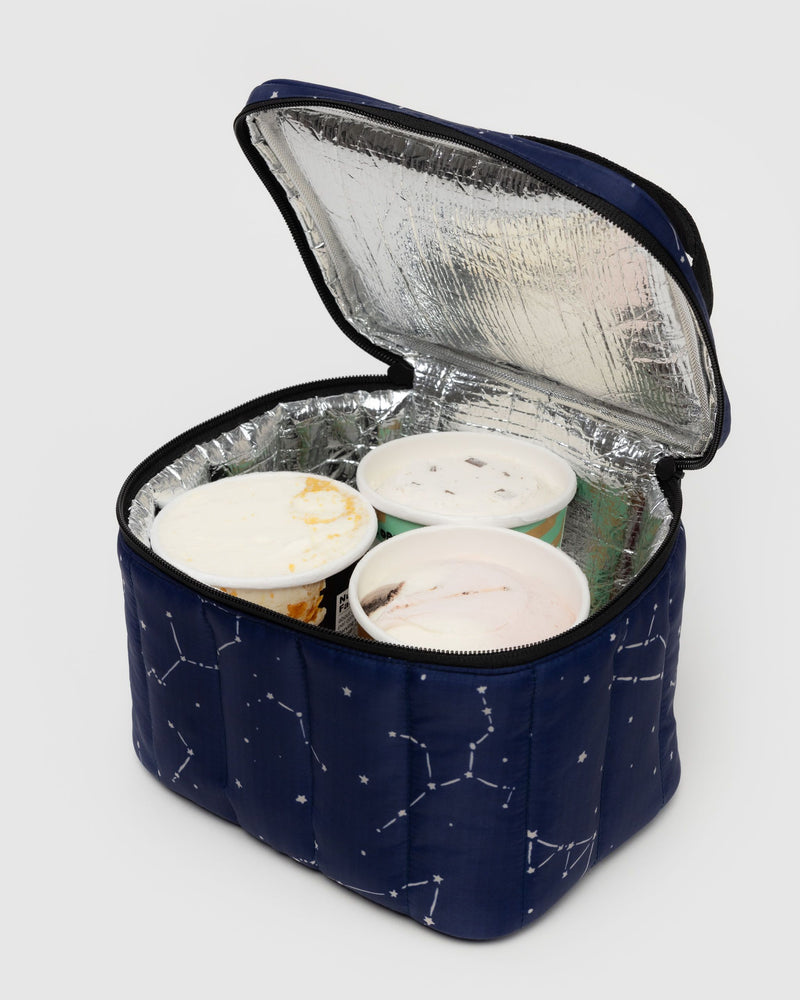 BAGGU Home & Outdoor Puffy Lunch Bag - Constellation Midnight