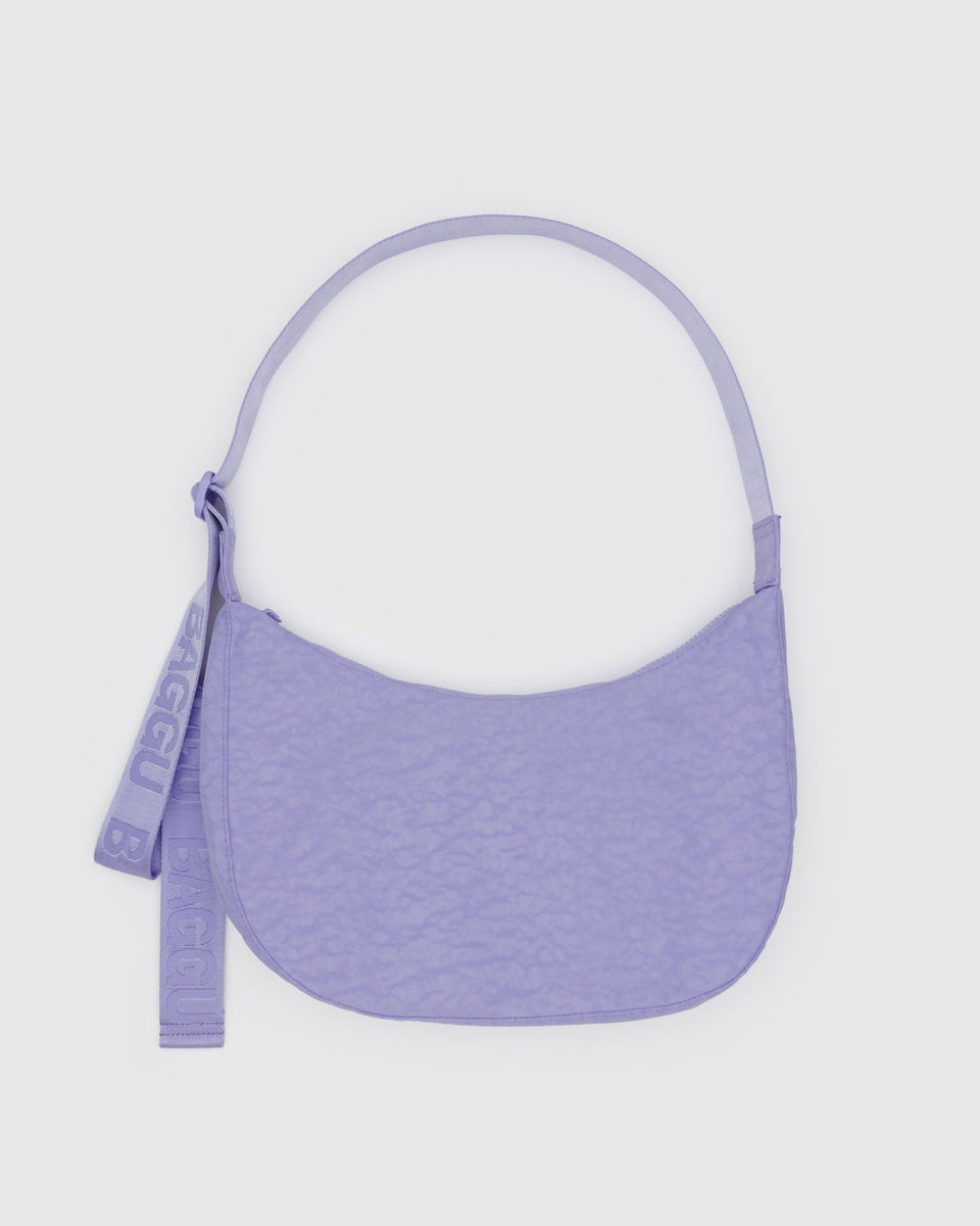 BAGGU ALL PRODUCTS Medium Nylon Crescent Bag - Wisteria