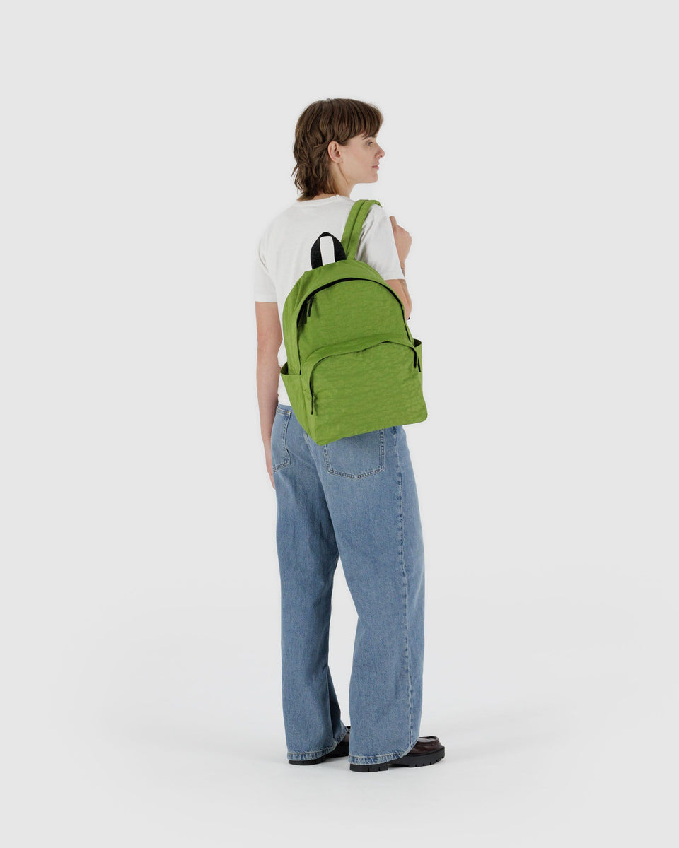 BAGGU PRODUCTS Large Nylon Backpack - Green Juice