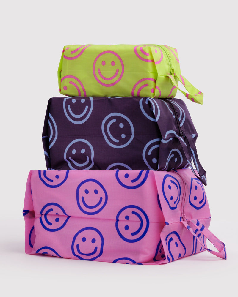 BAGGU BFCM 2024 3D Zip Set - Bright Happy Mix