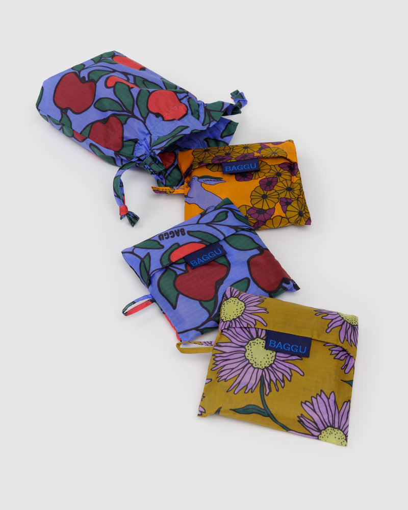 BAGGU.com  Standard Baggu Set of 3 - Night Orchard