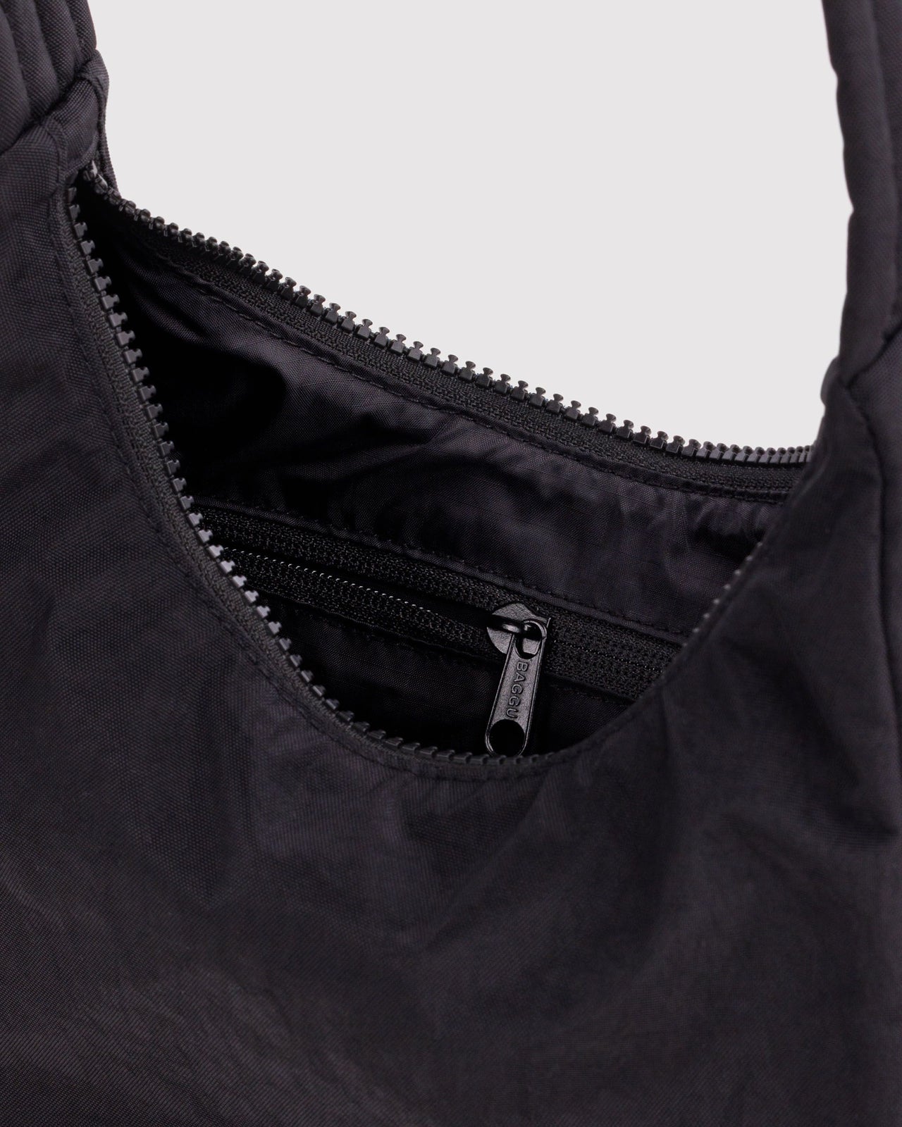 Mini Nylon Shoulder Bag - Black Key Leash