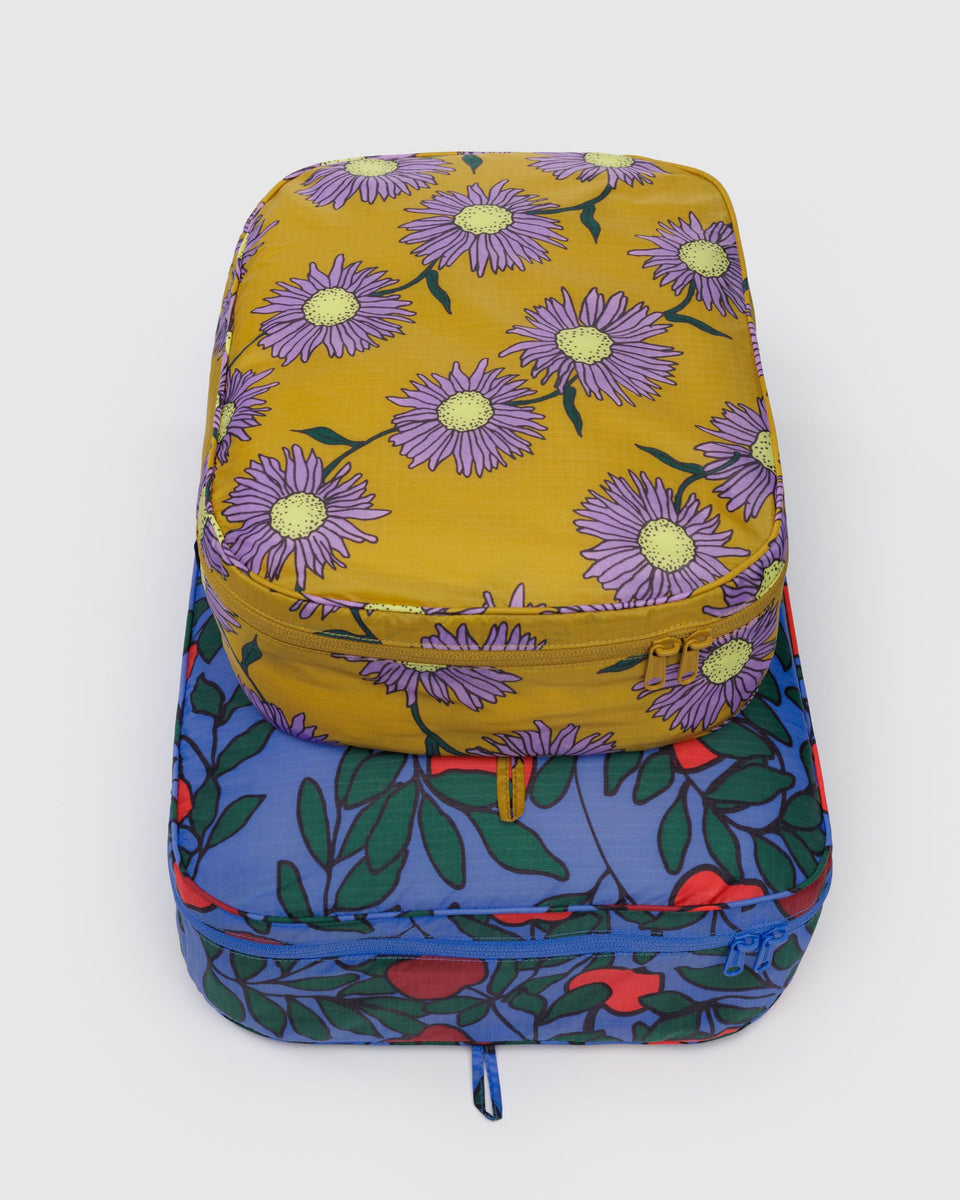 BAGGU ALL PRODUCTS Large Packing Cube Set - Night Orchard