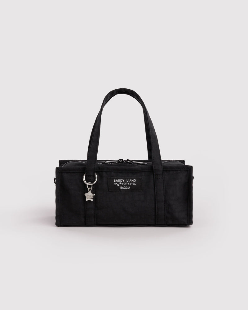 BAGGU  Mini Nylon Market Bag - Black