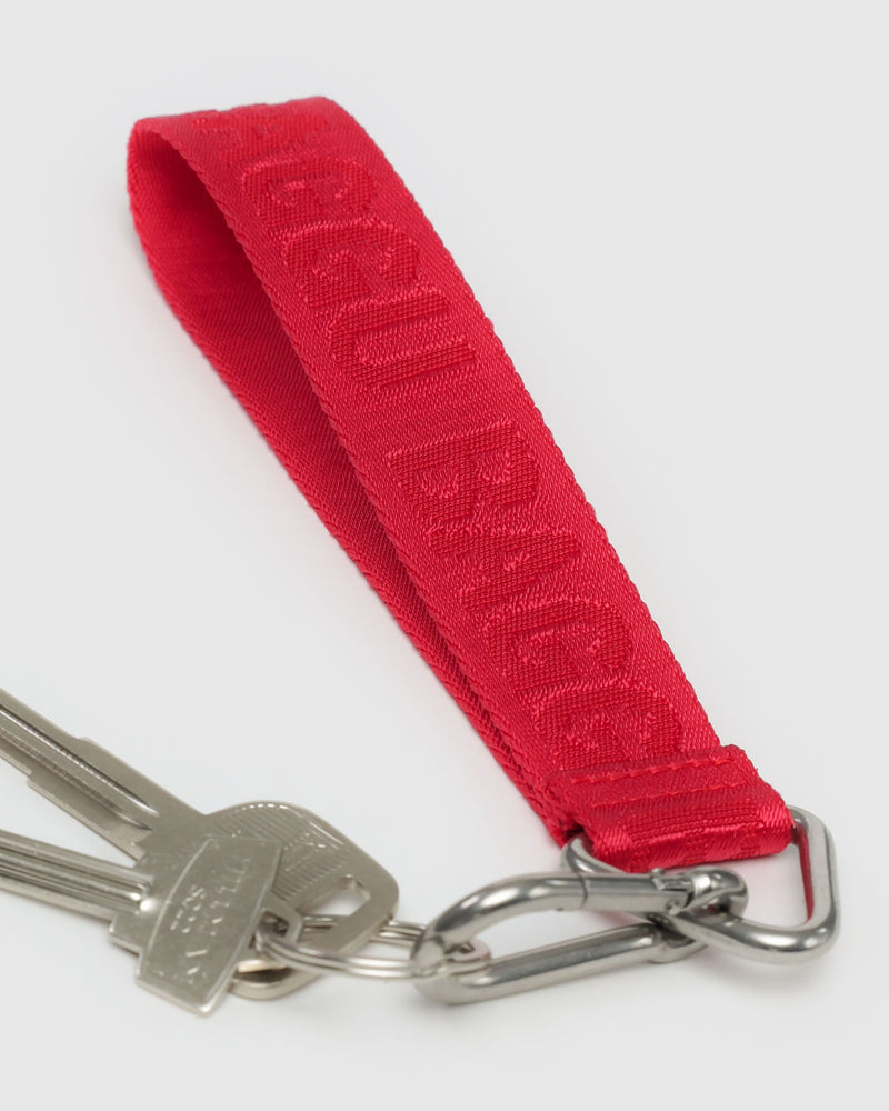 BAGGU  Logo Keychain - Red