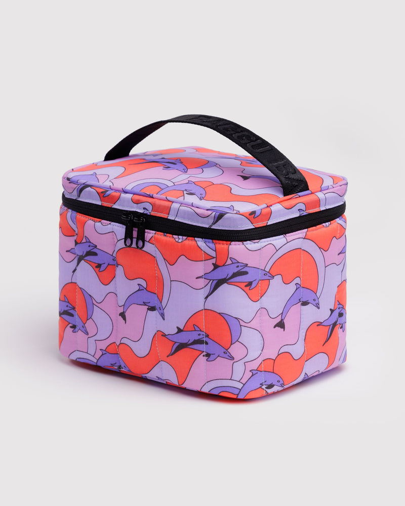 BAGGU  Puffy Lunch Bag - Dolphins