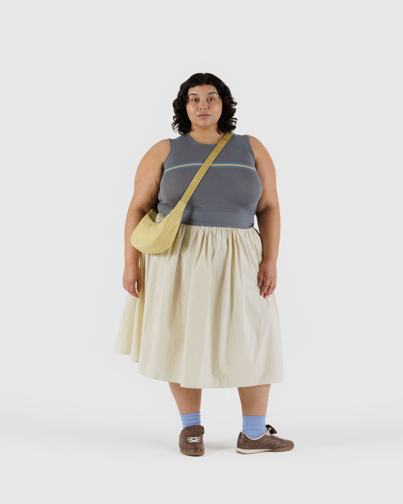 BAGGU.com  Small Nylon Crescent Bag - Butter