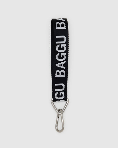 BAGGU Cases & Sleeves Logo Keychain - Black and White