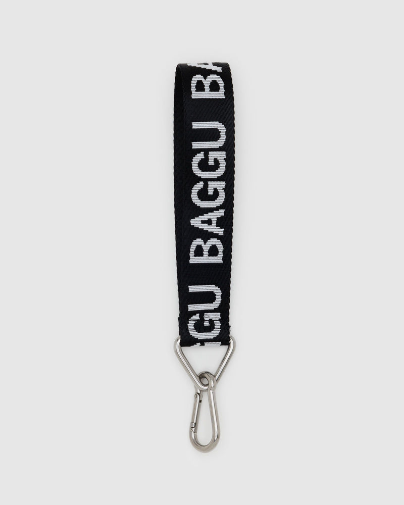 BAGGU Accessories Logo Keychain - Black and White
