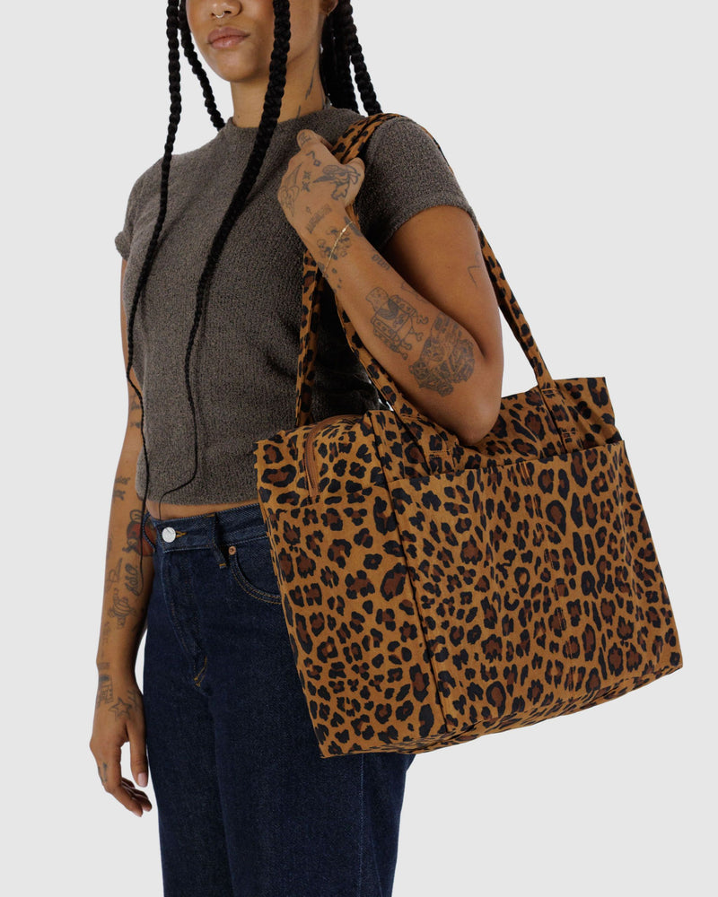 BAGGU  Small Cloud Carry-On - Leopard