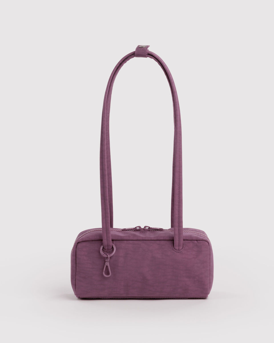 BAGGU New Arrivals Small Nylon Bowler Bag - Wild Plum