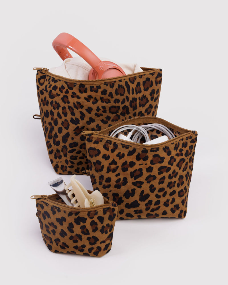 BAGGU  Go Pouch Set - Leopard