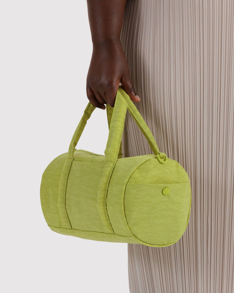 BAGGU  Nylon Duffle Bag - Chartreuse