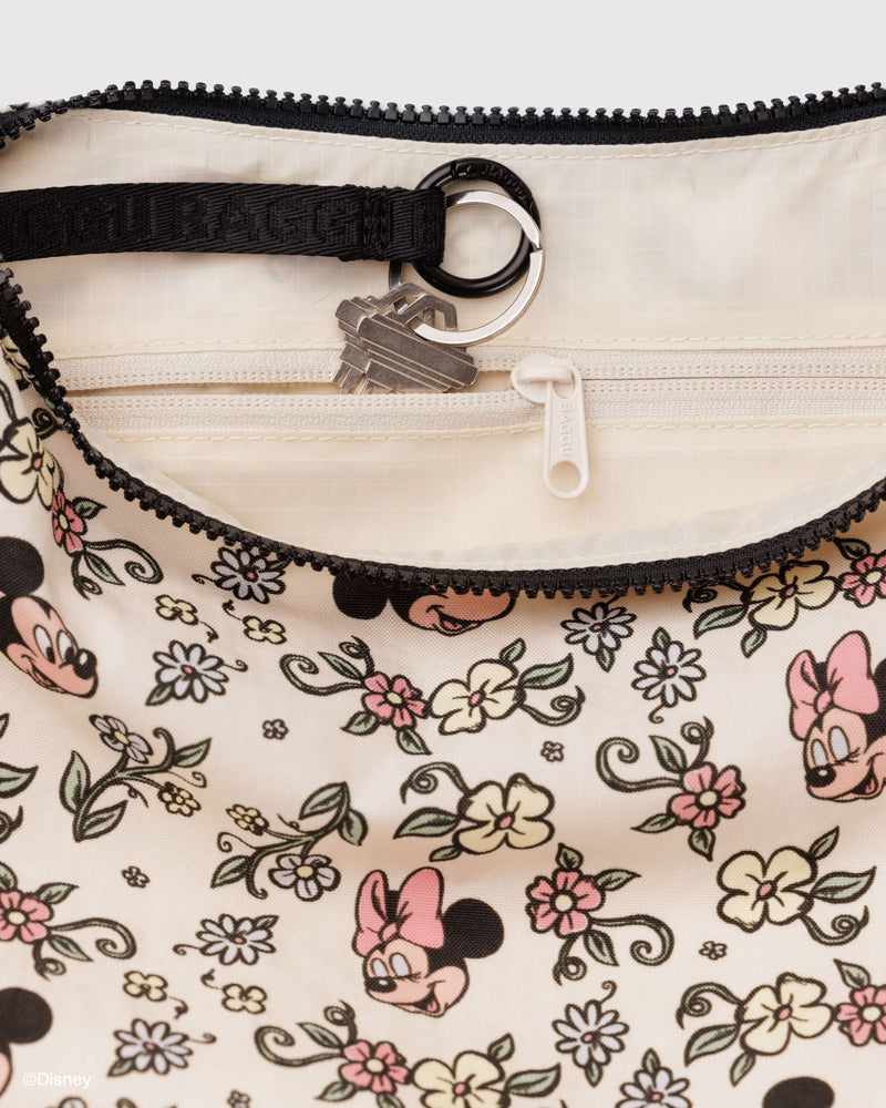 BAGGU  Medium Nylon Crescent Bag - Storybook Floral