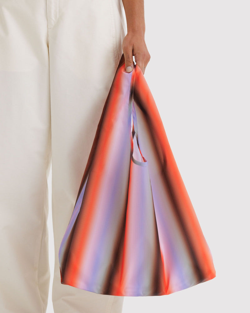 BAGGU  Standard Baggu - Gradient Stripe Poppy & Lilac