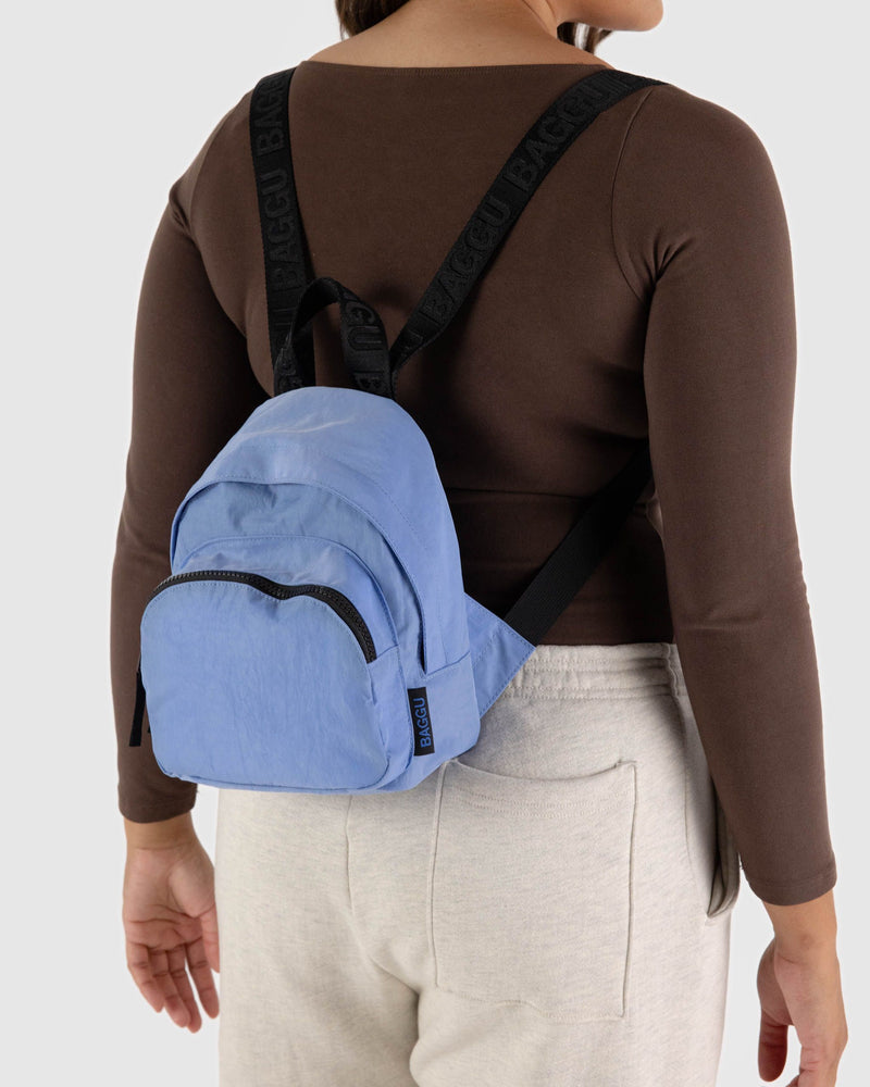 BAGGU  Mini Nylon Backpack - Cornflower
