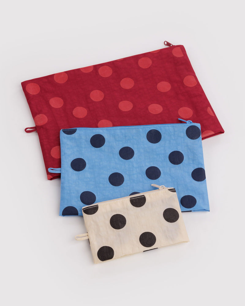 BAGGU  Go Pouch Set - Polka Dot Mix