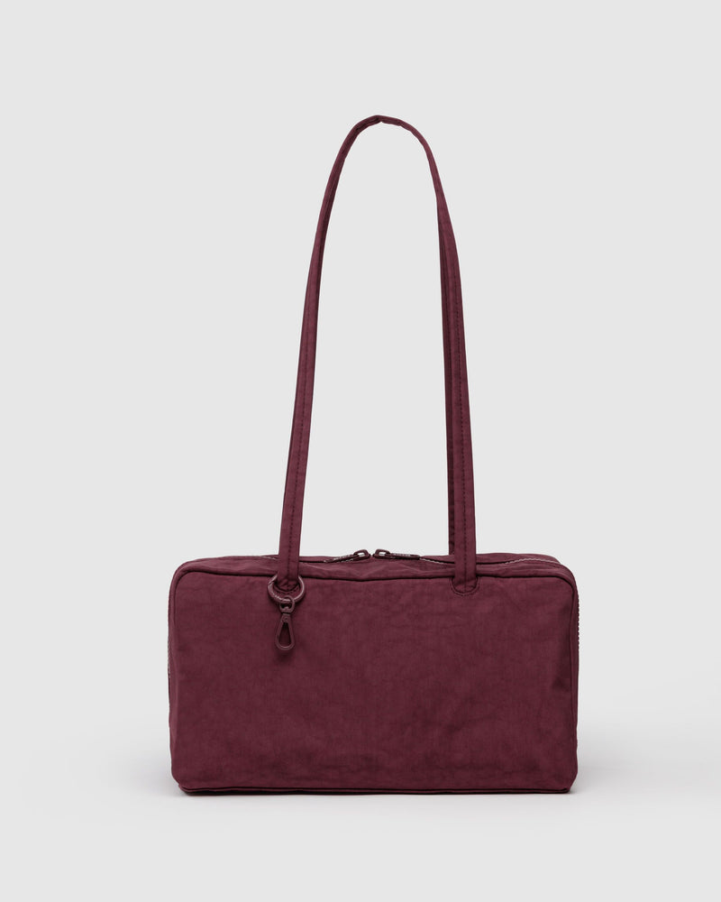 BAGGU ALL PRODUCTS Nylon Bowler Bag - Mahogany