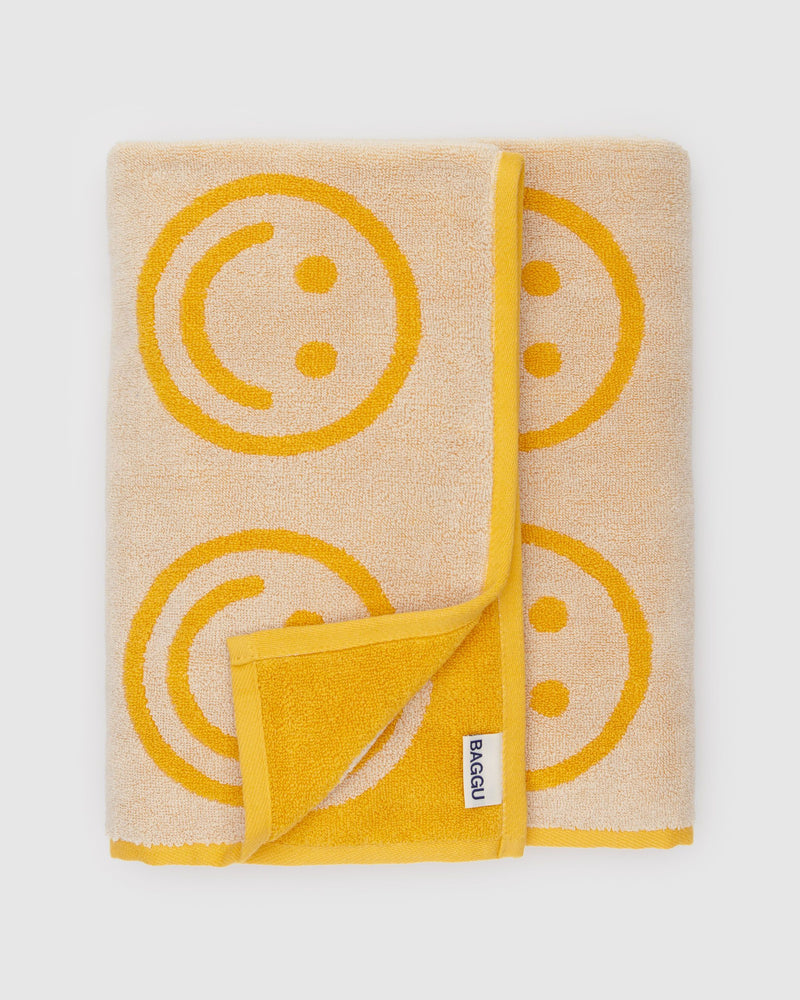 BAGGU  Bath Towel - Happy Marigold
