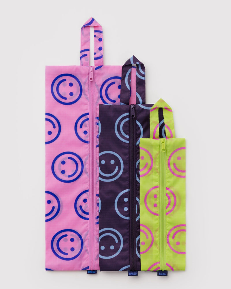 BAGGU BFCM 2024 3D Zip Set - Bright Happy Mix