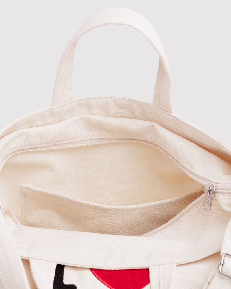BAGGU  Horizontal Zip Duck Bag - I Love NY