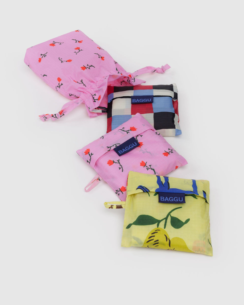 BAGGU PRODUCTS Standard Baggu Set of 3 - Painted Prairie