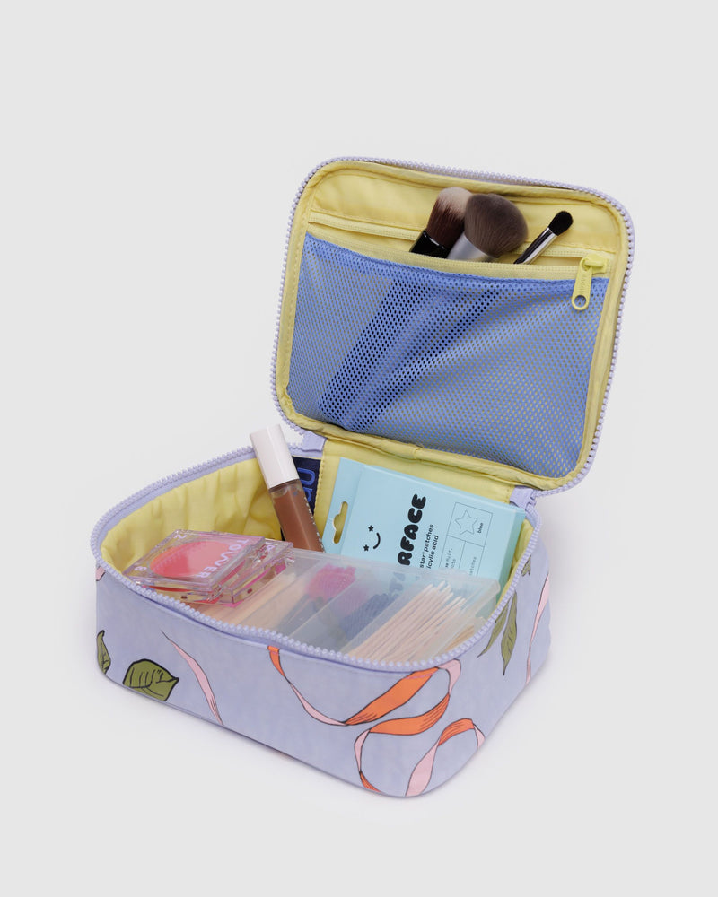 BAGGU ALL PRODUCTS Small Cosmetic Case - Apricots & Ribbons