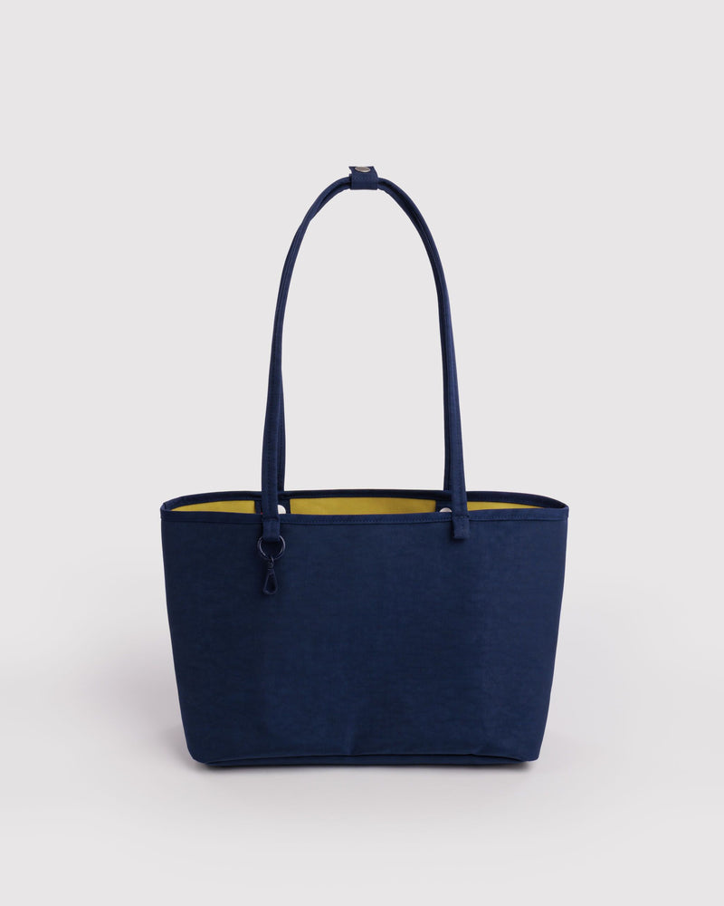 BAGGU  Medium Nylon Reversible Tote - Navy Mix